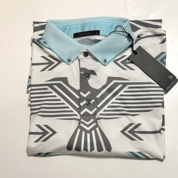 Greyson Golf Performance Fabric Rocky Mountain High Polo Golf Shirt NWT Size XL - Picture 9 of 10